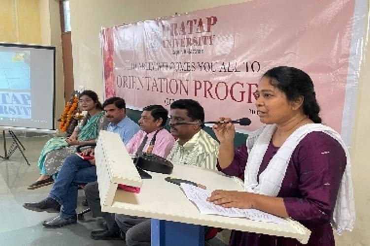 Pratap University Jaipur Orientation ceremony photo 11